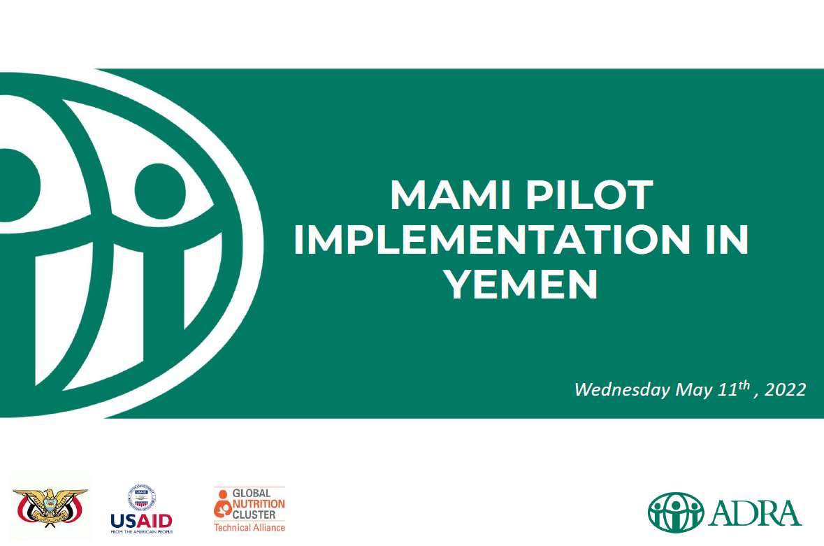 MAMI Pilot Implementation in Yemen