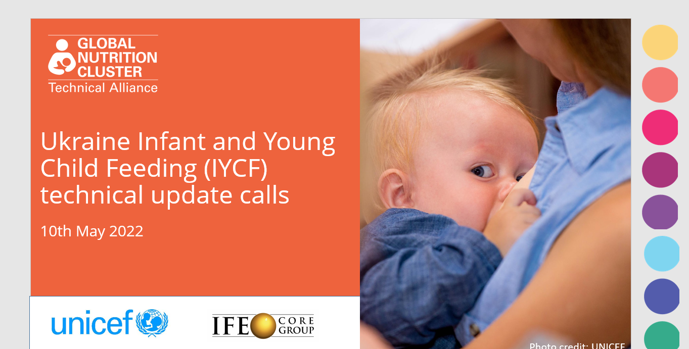 Ukraine- IYCF-E presentation- Breastfeeding Attitude Experience and Practice