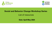 SBC workshop series list of resources